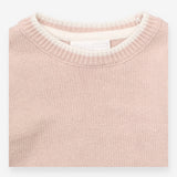 Festive Knit Sweater Pink Christmas Trees