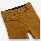 Cord trousers Mustard Straight Leg