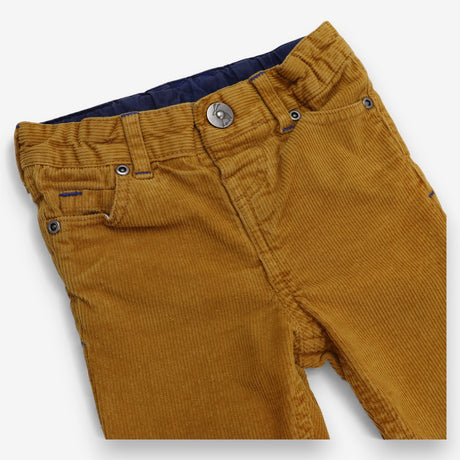 Cord trousers Mustard Straight Leg