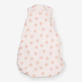 Sleeping Bag White with Pink Spots 0.5 Tog