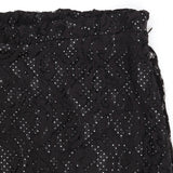 Black Lace Polka Dot Midi Ski