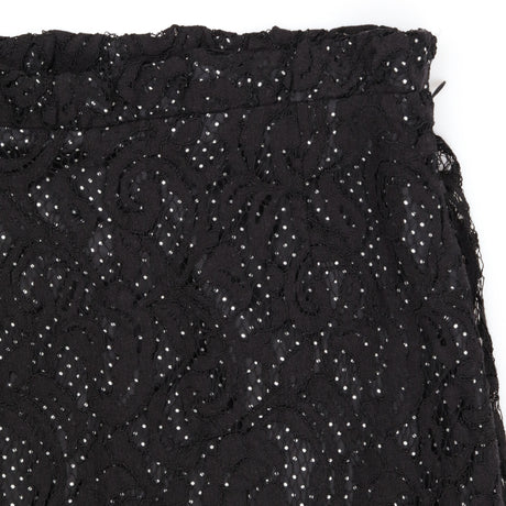 Black Lace Polka Dot Midi Ski