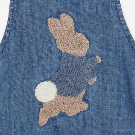 Denim Dungaree & Bodysuit Peter Rabbit