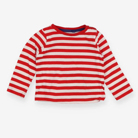 Red and white striped LS t-shirt