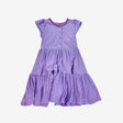 Lilac Tiered PomPom Dress