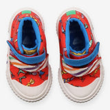 Roahld Dahl Clarks willy wonka high top trainers
