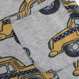 Dress grey yellow taxi