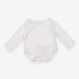 Bodysuit white grey spot LS