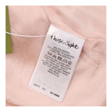 Blush Pink Collarless Tailored Blazer Jacket