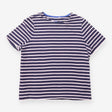Top Navy Pink Stripe Short Sleeve Cotton T-Shirt