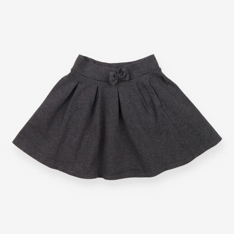 Jersey Bow Grey School Skirt