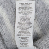 Grey Stripe Side Button Maternity Knit Jumper