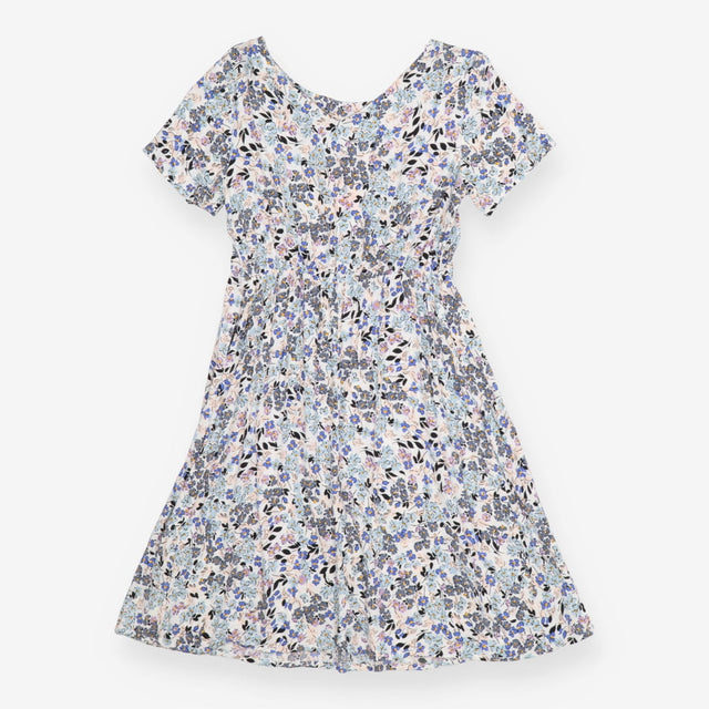 Floral maternity midi dress