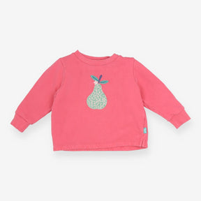Sweatshirt pink floral pear