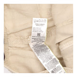 Linen Trousers Neutral Tapered Utility Style