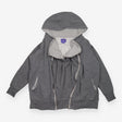 Babywearing Hoodie Grey Marl 3-in-1 Maternity Zip 