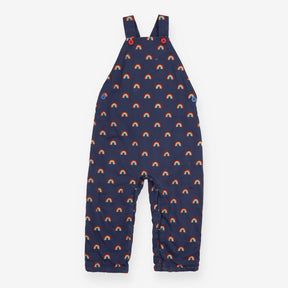 Dungarees Navy with Rainbow Appliques