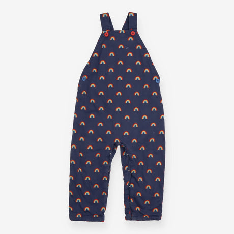Dungarees Navy with Rainbow Appliques