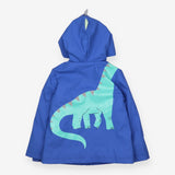 Fishermans Coat Blue Dinosaurs
