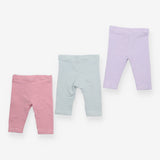 3 Pack Striped Leggings 