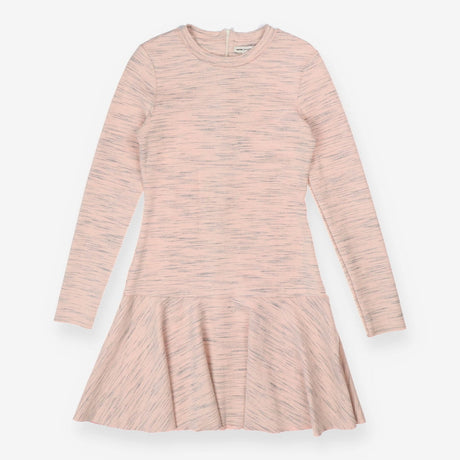Pink Bessy Jumper Dress -Long Sleeve Flute Hem