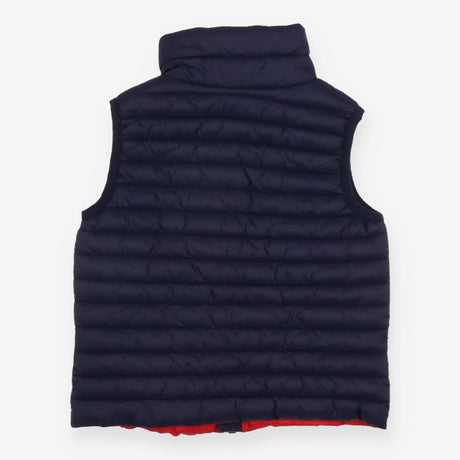 Gilet Navy Padded with red Zip Red rabbit
