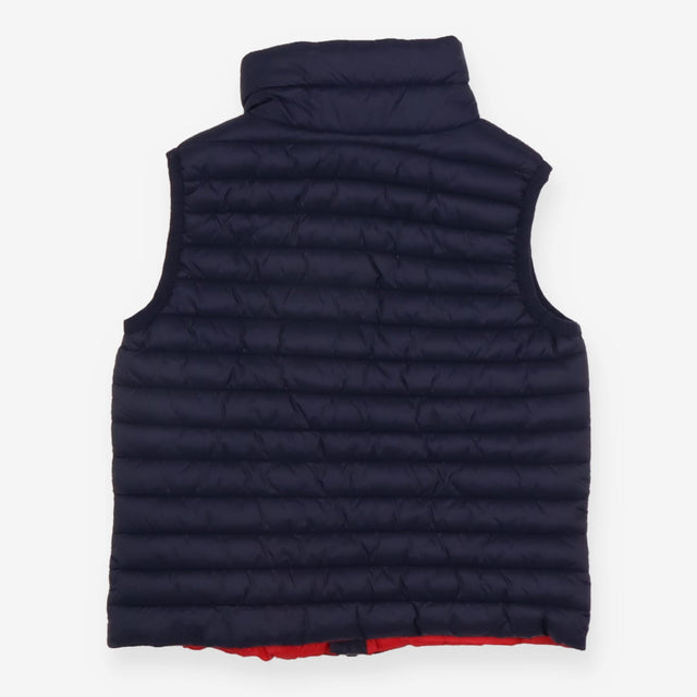 Gilet Navy Padded with red Zip Red rabbit