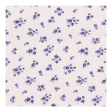 Pyjamas White Ribbed Blue Floral