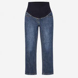 Dark Wash Denim Over Bump Maternity Straight Leg J