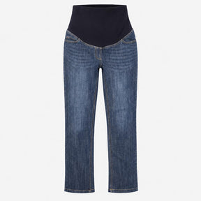 Dark Wash Denim Over Bump Maternity Straight Leg J
