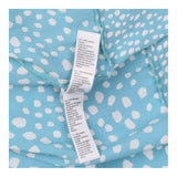 Blue and Cream Spotted Ruffle Skirt