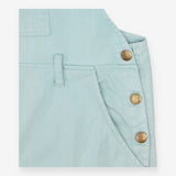 Denim Dungarees Light Wash Blue Wide Leg