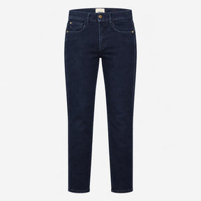 Jeans Dark Blue Indigo Straight Slim Fit Denim