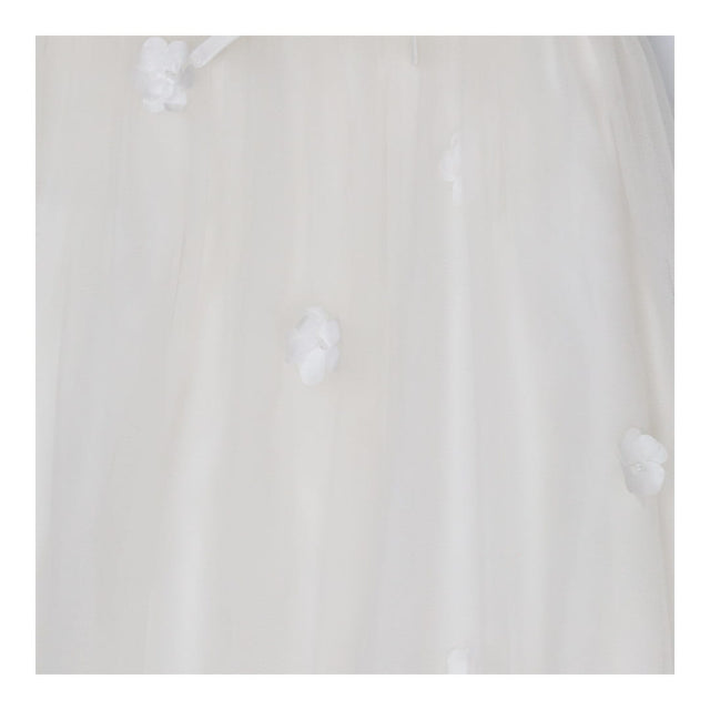 Bridesmaid Dress White Lace Floral