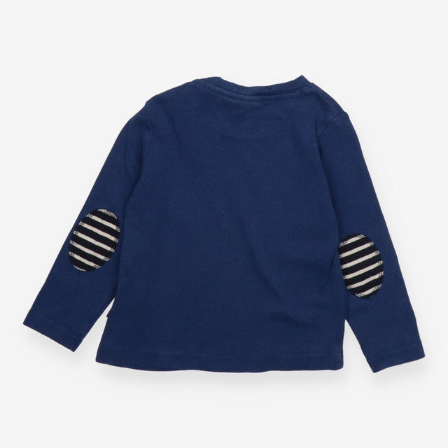 Blue marl long sleeve t-shirt
