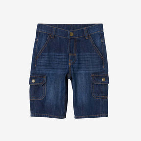 Denim Cargo Shorts