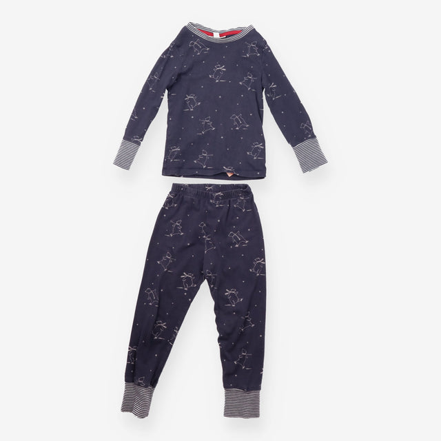 Navy Skating Polar Bears Pyjamas