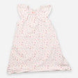 Nighty sleeveless white floral 
