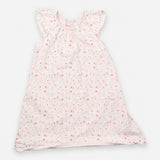 Nighty sleeveless white floral 