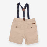 Shorts with braces