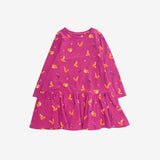 Pink Jersey Fox Dress