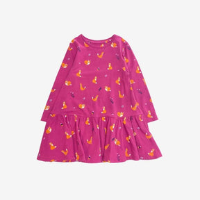 Pink Jersey Fox Dress