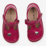 Patent Shoe Pink Sparkle with Hearts Pink