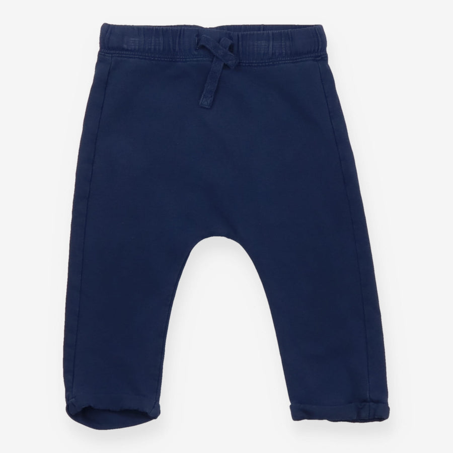 Blue Leggings with Drawstring
