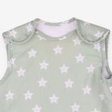 Sleeping bag 2.5 Tog Green with White Smiley Stars