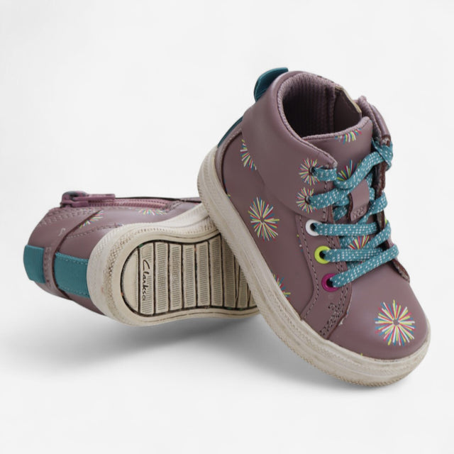 Hightop Lilac Firework Boots