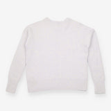 Jumper Grey blue Cashmere Crew Neck Lounge Knit Sw