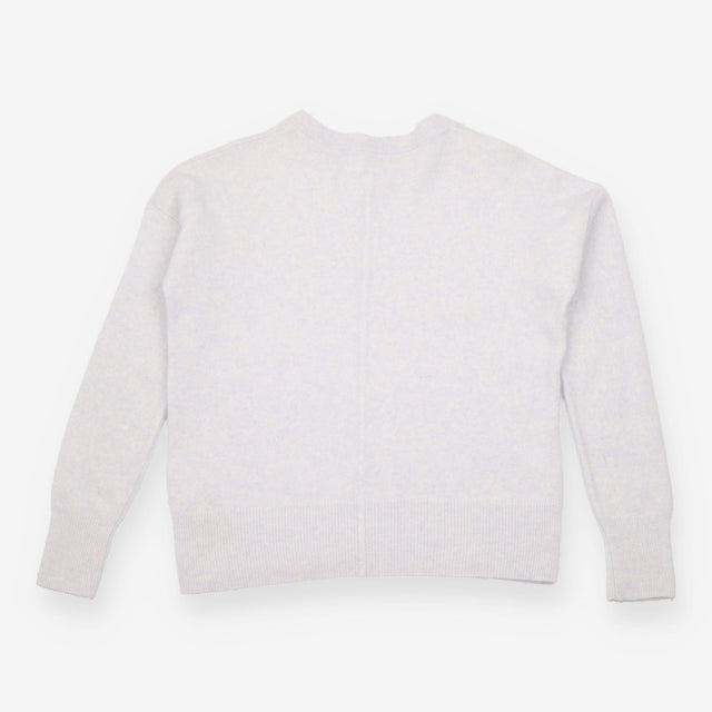 Jumper Grey blue Cashmere Crew Neck Lounge Knit Sw