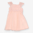 Dress pink lace top net skirt SS