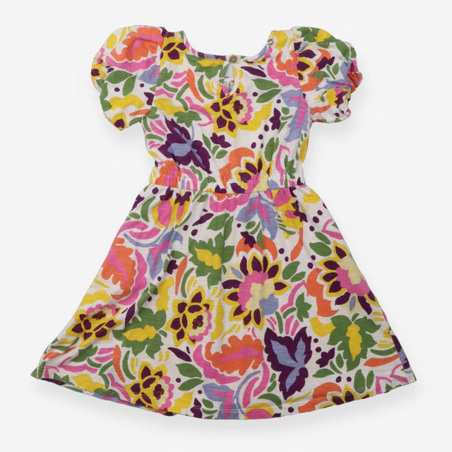 Dress jersey SS bold flowers